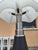 Large Pipistrello Lamp with Black Base by Gae Aulenti for Martinelli Luce, 1970 For Sale - Image 3 of 8