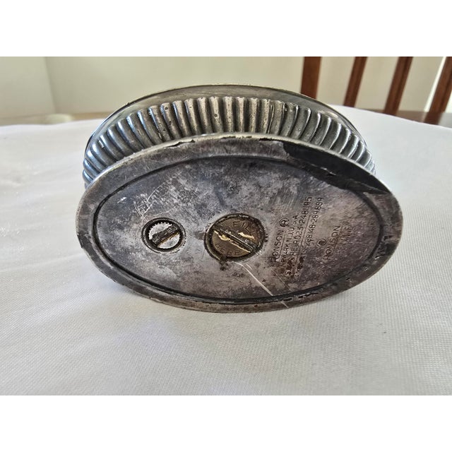 Vintage Ronson Queen Anne Silver-Plated Table Lighter For Sale - Image 9 of 11
