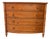 Late 20th Century Ethan Allen Faux-Bamboo Bowfront Chest of Drawers For Sale