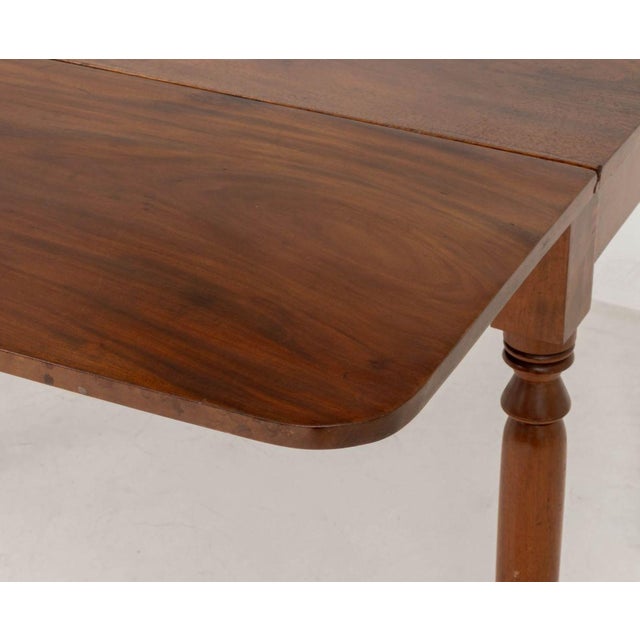 American Federal Mahogany Drop Leaf Table For Sale - Image 10 of 10