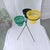 Vintage Tripod Plant Stand with Three Lotusouple Planters, 1960s For Sale - Image 4 of 18