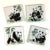 Set of 4 Porcelain Panda Bear Coasters For Sale - Image 13 of 13