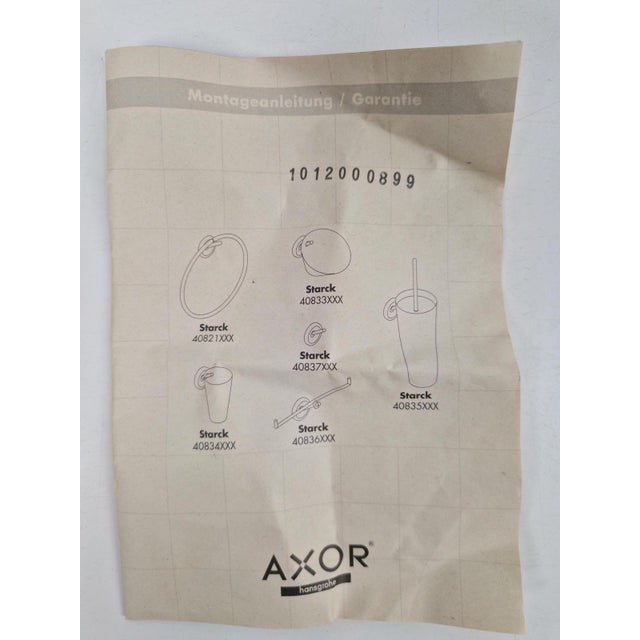 Axor Hanging Soap Dish with Hook by Philippe Starck for Hans Grohe, 1990s, Set of 2 For Sale - Image 11 of 12