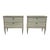 19th Century Pair of Gustavian-Style Chests of Drawers in Antique White With a Touch of Gray For Sale