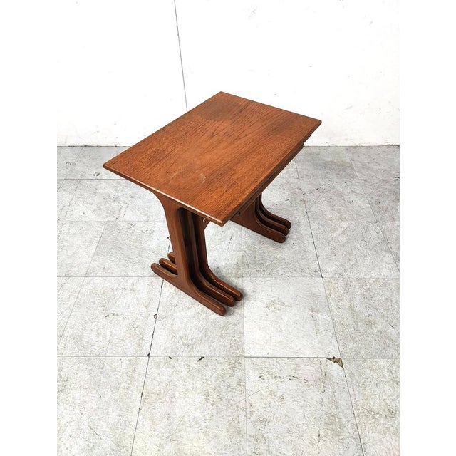 Set of Nesting Tables in Teak from G-Plan, 1950, Set of 3 For Sale - Image 6 of 13