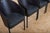 Costes Chair Set in Black Lacquered Tubular Steel Frame, Molded Plywood Seat and Leather by Philippe Starck, 1984, Set of 6 For Sale - Image 3 of 17