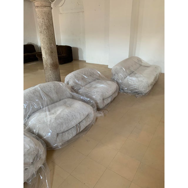 Soriana Living Room Set by Afra and Tobia Scarpa for Cassina, Set of 4 For Sale - Image 10 of 13