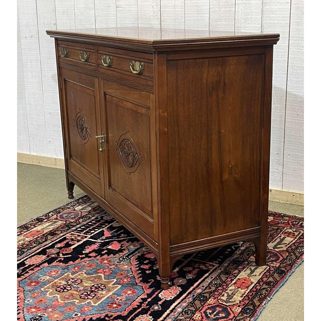 Late 19th Century English Walnut Sideboard For Sale - Image 17 of 18