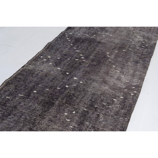 Mid 20th Century Deep Anthracite With White Geometric Accents For Sale - Image 10 of 10