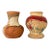 Pair of Vintage Nemadji Pottery Swirl Bud Vases For Sale