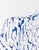 Blue and white landscape painting by contemporary Texas artist Max Kremer. The work features a clean, blue, contoured...