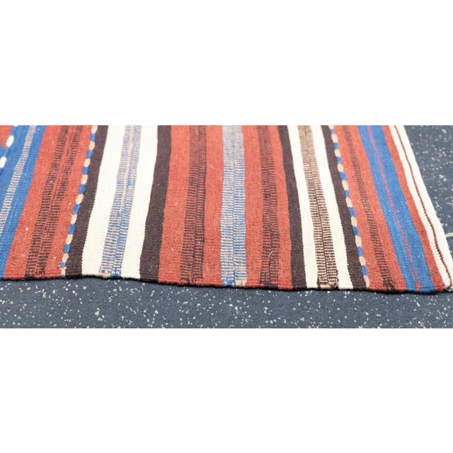 Textile Antique Kilim Rug 3'8'' x 4'8'' For Sale - Image 7 of 11