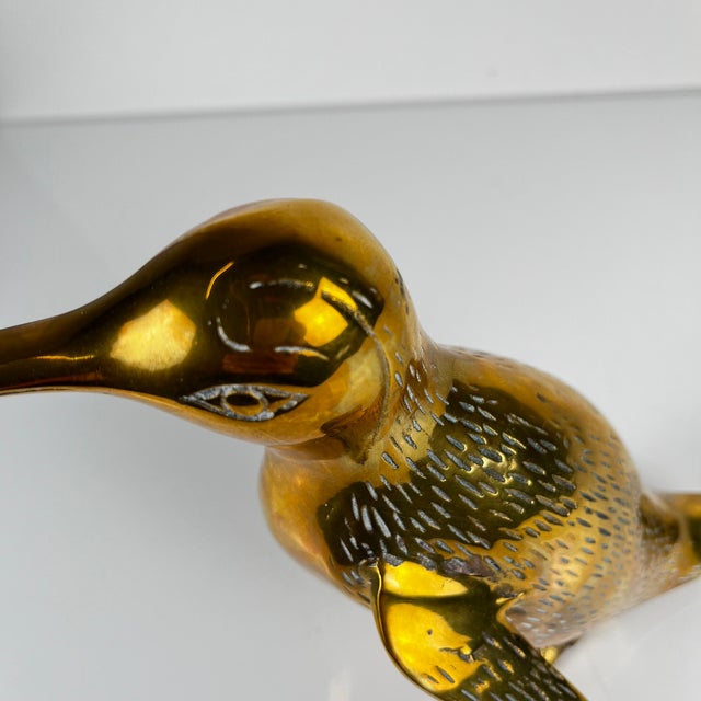 Mid-Century Modern Hollywood Regency Brass Penguin Sculpture, 1970s For Sale - Image 13 of 14