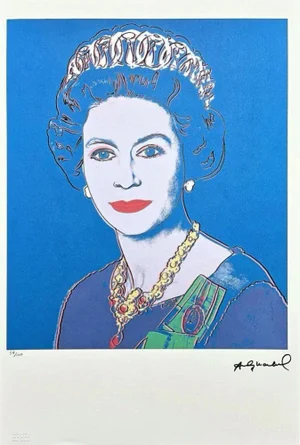 After Andy Warhol, Queen Elizabeth II , 1980s, Lithograph