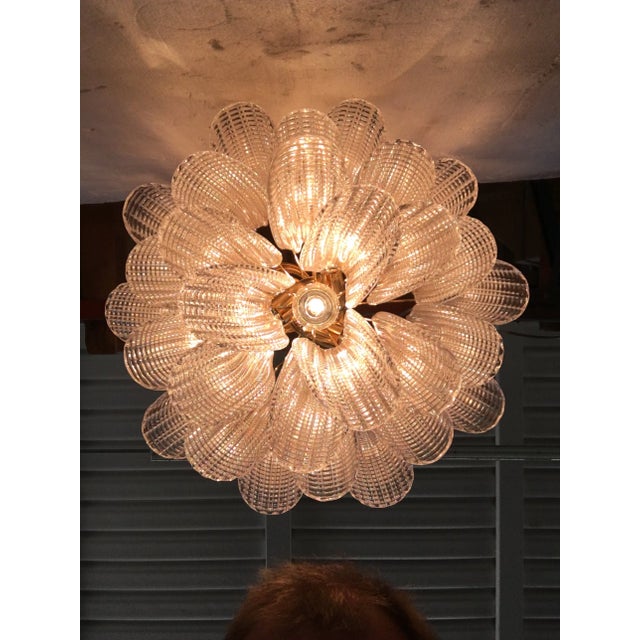Italian Contemporary Mazzega Style Murano Glass "Selle" Sputnik Chandelier For Sale - Image 6 of 10