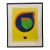 Vintage Geometric Lithograph by Danish Artist, Ib Geertsen (1919-2009) For Sale