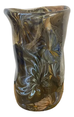 Handmade Multicolors Murano Glass Vase from Simoeng