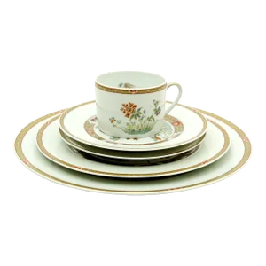 Chef d'Oeuvre by Bernardaud Limoges France Porcelain Set of 5