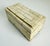 Wood Vintage Bone Inlay Box With Tiered Lid For Sale - Image 7 of 11