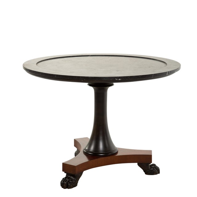 Late 20th Century Ralph Lauren Marble Pedestal Table Chairish