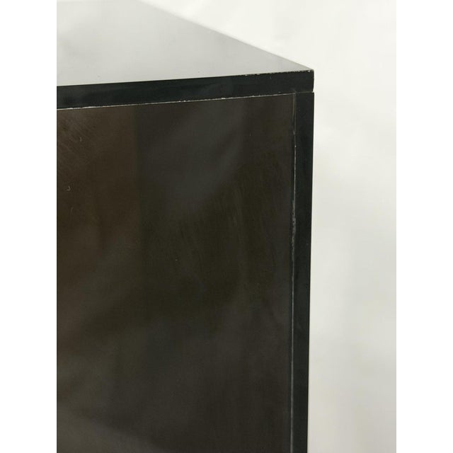 Charles Hollis Jones Signed 1978 Smoked Lucite Pedestal Display Column For Sale - Image 9 of 14