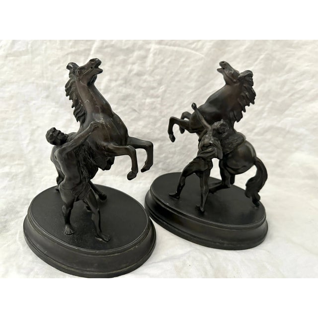 Vintage Spelter Horse Sculpture For Sale - Image 9 of 10