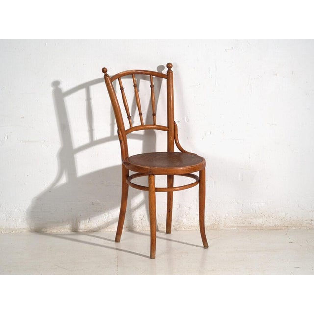 Antique Bentwood Chairs, Central Europe, 1900s, Set of 2 For Sale - Image 6 of 11