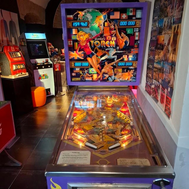 Wood Flipper Torch Pinball Machine, 1980 For Sale - Image 7 of 8