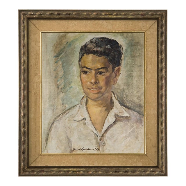Bacia Gordon, Portrait of an Israeli Boy For Sale