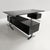 Italian Modern Black Wood, Steel and Smoked Glass Desk from Formanova, 1970s For Sale - Image 3 of 18