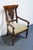 THOMASVILLE FURNITURE Solid Cherry Contemporary Traditional Style Wheat Back Dining Arm Chair 19242 39.5" High 24" Wide...
