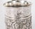 Metal Antique Victorian Silver Plated Embossed and Engraved Mug from G R Collis, 1835 For Sale - Image 7 of 18