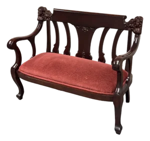 19th Century Victorian Mahogany Settee
