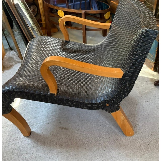 1990s "Compagnia Delle Filippine" Leather Chair by Antonio Citterio for B&b Italia For Sale - Image 5 of 12