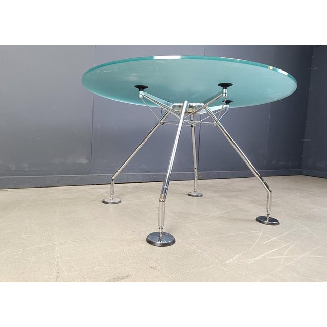 Nomos Dining Table attributed to Norman Foster for Tecno, 1990s For Sale - Image 6 of 13