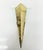 Mid-Century Modern Regency Pyramid Brass and Acrylic Glass Triangle Wall Lamp from TZ Leuchten, 1970s For Sale - Image 3 of 11