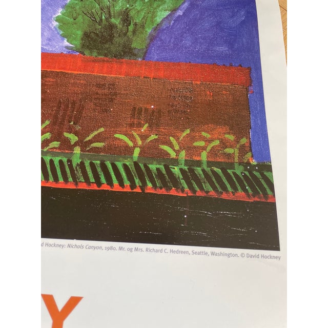 2020s David Hockney, Nichols Canyon, 1980, Mr.og Mrs. Richard C. Hedreen, Seattle Washington, Copyright David Hockney. For Sale - Image 5 of 11