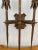 Brown Vintage Brutalist Style Gilt Wall Sconce Candle Holder For Sale - Image 8 of 9