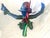 Whimsical Paper Mache' Dragon Sculpture by Artist James C. Osterberg For Sale - Image 9 of 11