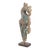 Antique Indian Carved Teakwood Corbel on a Stand For Sale