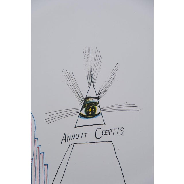 Chrysler Building Poster by Saul Steinberg For Sale - Image 4 of 7