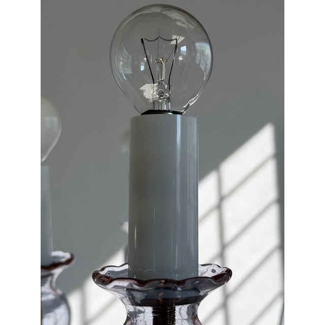 Mid-Century Modern 8-Arm Chandelier attributed to Flavio Poli for Seguso, 1960s For Sale - Image 3 of 7