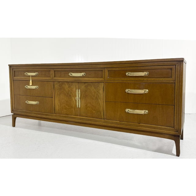Mid-Century Modern Mid Century Modern Style Dresser or Credenza 78" For Sale - Image 3 of 12