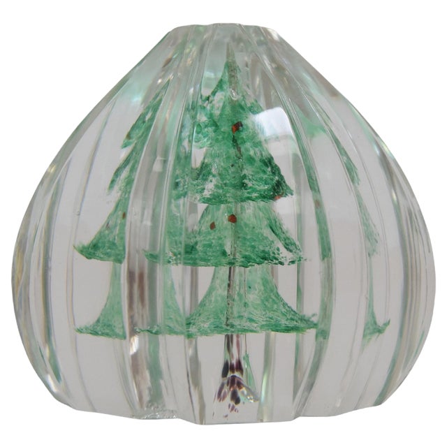 Art Glass Paperweight from Glasswork Novy Bor, 1950s For Sale