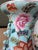 Chinoiserie Large Hand-Painted Turquoise Porcelain Floor Vase, 23.5” For Sale - Image 3 of 9