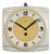 Vintage Beige Bakelite Wall Clock from Prim, 1950s For Sale