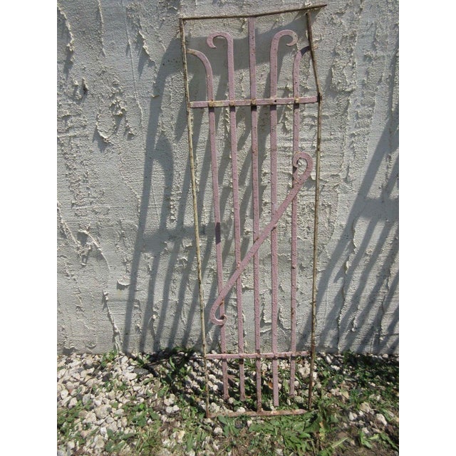 Antique Victorian Iron Gate | Chairish