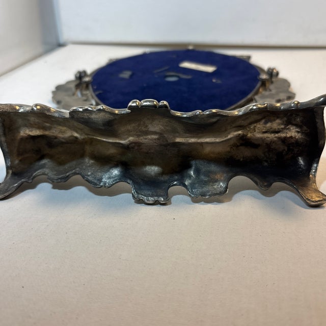 Vintage Ornate Vanity Mirror With Cherub Design For Sale - Image 10 of 11