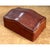 Vintage Italian Leather Wave-Top Decorative Box For Sale - Image 4 of 12