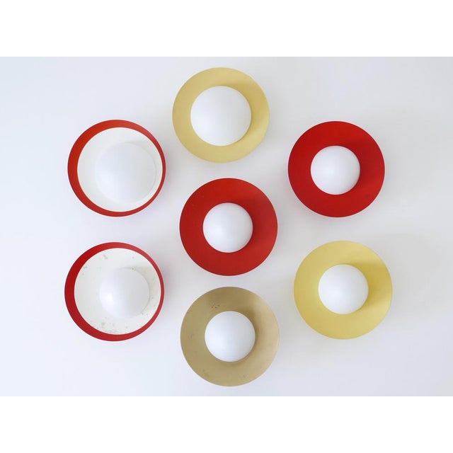 Ceiling Lights by Kaiser Leuchten, Germany, 1950s, Set of 7 For Sale - Image 17 of 18